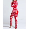 thumbnail image 1 of Onesies navideños para mujer, ropa de dormir Sexy con solapa de trasero abierto para adultos, pelele, pijama, mono, camisón largo, lindo, 2023, 1 of 4