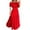 Red, variant on Feancey Women's 2025 Fashion Maxi Dresses Puff Sleeve Off Shoulder Cocktail Dress Elegant Dressy Wedding Guest Dresses Casual High Waist Pleated Formal Dresses,Red,S