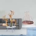 thumbnail image 2 of Escultura de ciervo, estatua de reno, adorno de mesa, soporte de metal, decoración de resina, ideal para regalar o decorar restaurantes., 2 of 8