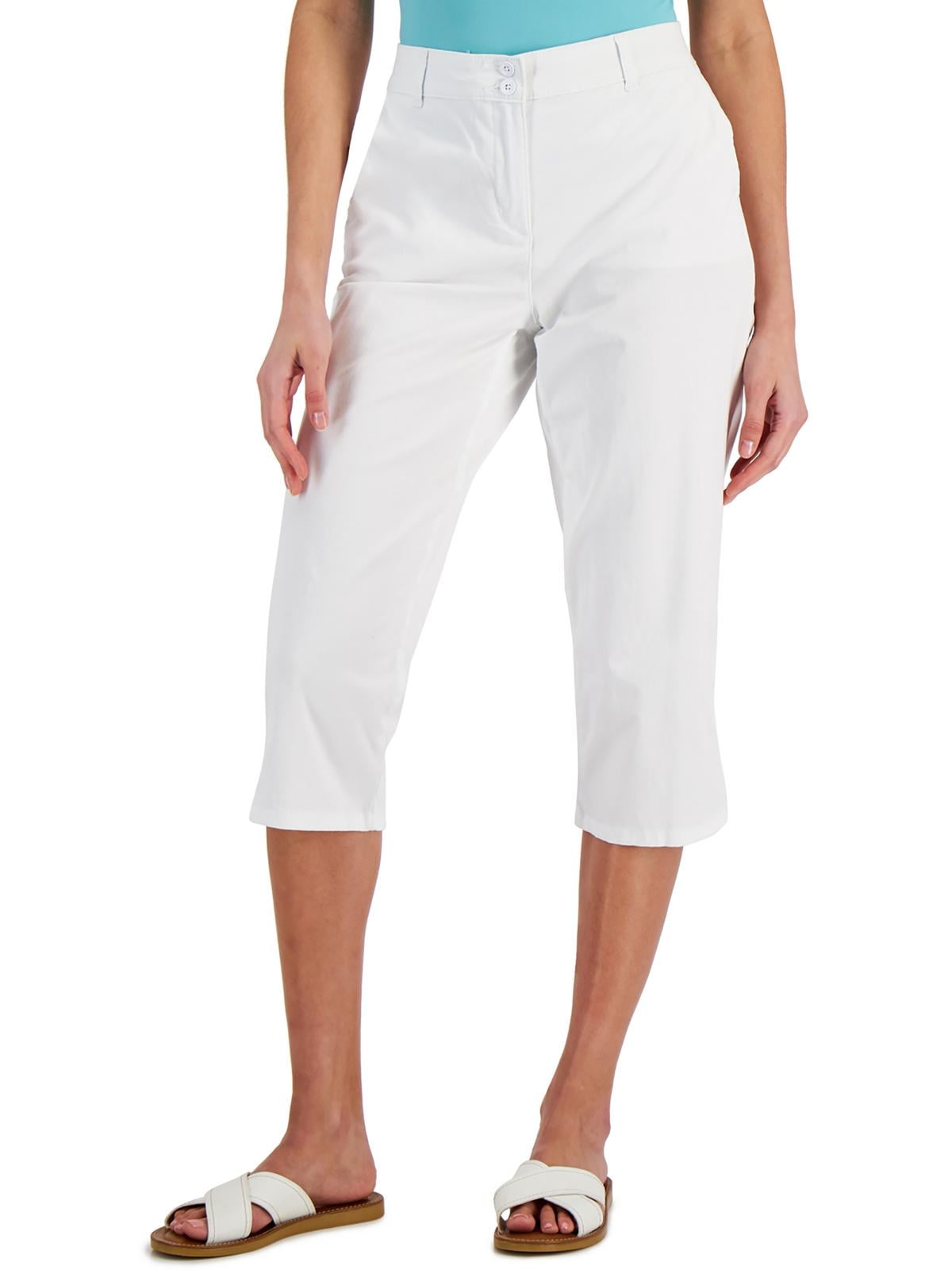 Karen Scott Womens Capri Pants Brown Size Pp main image 1