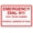 Warning Sign 5, variant on Warning Sign Emergency Dial 911 - 8"x12" Metal Safety Alert Sign for Pool Areas Public Spaces
