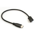thumbnail image 2 of Type C USB 3.1 Male to Mini USB Female Cable, 25cm, 5Gbps Transmission, Fast Charging, Reverse Plug Compatible, Durable, for Type C Devices, 2 of 6