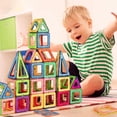 thumbnail image 3 of Bloques de construcción magnéticos 100 piezas Imanes de juguete magnéticos Bloques de construcción magnéticos para niños Juguetes magnéticos Bloques de construcción magnéticos, 3 of 4