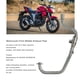 thumbnail image 3 of Tubo de escape medio delantero ANGGREK para motocicleta Tubo de silenciador de alta dureza para GSX150F, 3 of 8