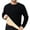 2Black, variant on Mens Casual Sherpa Lined Thermal Sweatshirt Long Sleeve Stand Collar 1/4 Button Up Pullover Fall Sweaters,Color:Dark Gray,Size:L