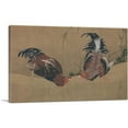 thumbnail image 1 of ARTCANVAS Gamecocks 1838 Canvas Art Print by Katsushika Hokusai - Size: 40" x 26" (0.75" Deep), 1 of 9