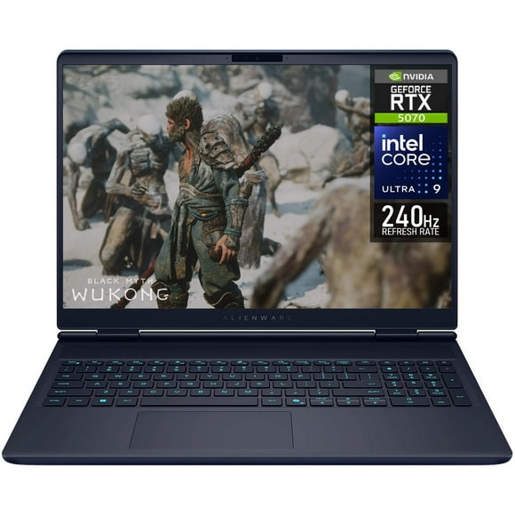 Laptop Gamer ALIENWARE X16 Aurora NVIDIA GeForce RTX 5070 Intel Core Ultra 9 275HX 32GB RAM 1TB SSD 16" Windows 11 Home Teclado en Español
