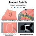 thumbnail image 2 of BT Bear Warm Small Dog Jumpsuit,Plush Fleece Puppy Onesie with D-Ring and Reflective Strips,Long-Sleeved Dog Cold Weather Coats for Small Medium Dogs Pink XL, 2 of 7