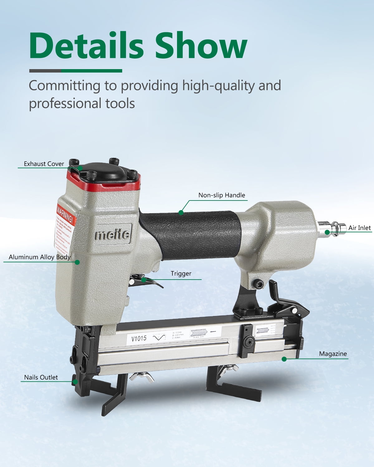 Best pneumatic v nailer discount