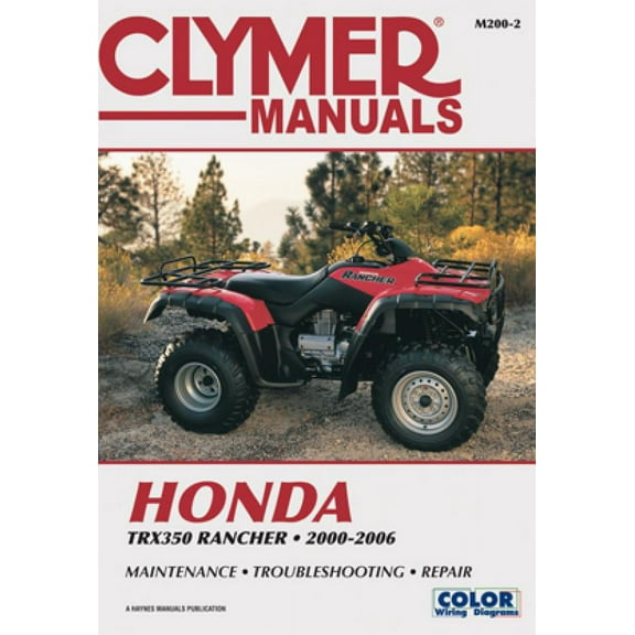 Honda TRX350 Rancher Series ATV (2000-2006) Service Repair Manual ^