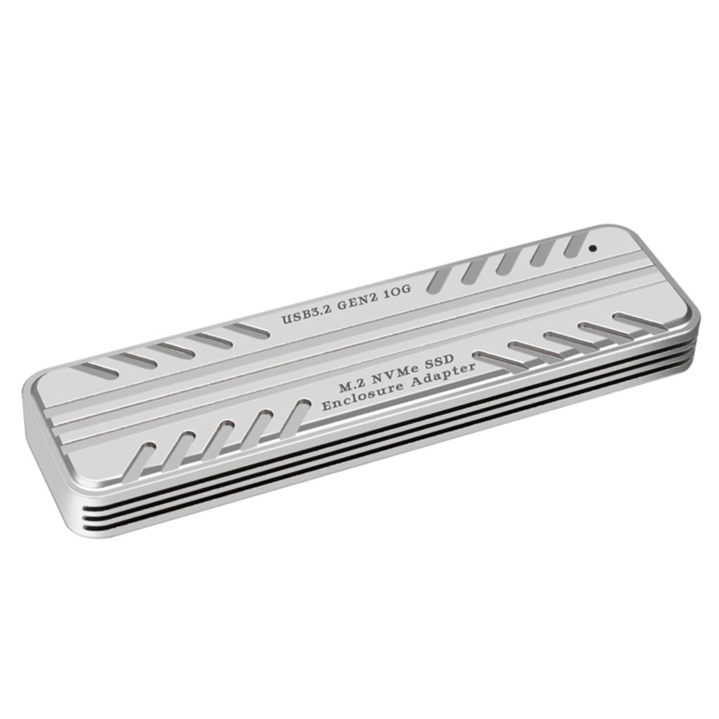 Zeiwohndc M2 SSD Box USB3.2 Type-C 10Gbps NVME Hard Drive Enclosure JMS583 Control
