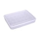 thumbnail image 1 of Wosthever 3 uds portahuevos cubiertos con 24 compartimentos bandeja de almacenamiento de plástico transparente apilable dispensador Visible de Organizadores de utensilios de cocina Wosthever HA066983-00B, 1 of 6