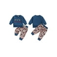 thumbnail image 2 of BemeyourBBs Toddler Baby Boy Valentines Day Outfits Hunting Duck Clothes Long Sleeve Embroidery Sweatshirt camouflage Pants Set Spring Fall Winter Clothes, 2 of 9