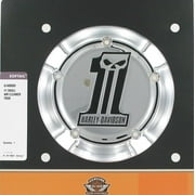 New OEM Genuine Harley-Davidson Round Air Cleaner Cover Insert #1 Skull, 61400009