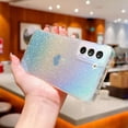 thumbnail image 5 of for Samsung Galaxy S21 FE 5G Case Holographic Iridescent, Gradient Bling Glitter Clear Women Phone Case with Camera Lens Cover Soft Shockproof Cute Heart S21 FE 5G Case 6.4" (Black Heart), 5 of 10