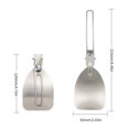 thumbnail image 3 of Espátula Plegable Camping Espátula plegable para exteriores - Espátula portátil para asar a la parrilla de acero inoxidable para acampar Likrtyny Para Estrenar, 3 of 3