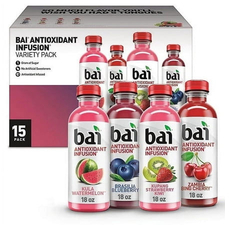 Bai Hillside Variety Pack (18 fl. oz., 15 pk.)