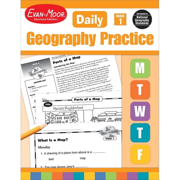 Evan-Moor Daily Geography Practice, Grade 1 Teaching Edition