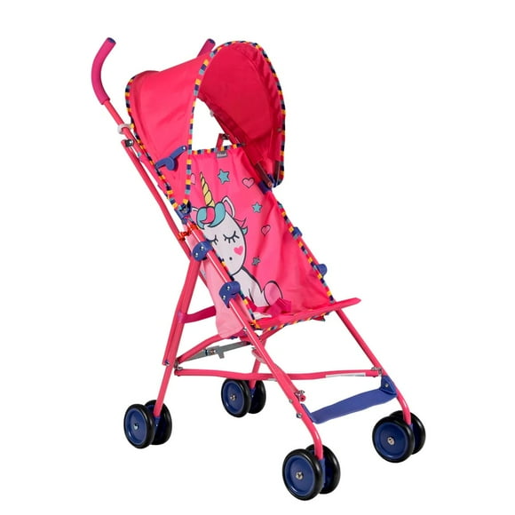 Carriola de Baston Prinsel Unicornio Rosa Resistente Frenos traseros
