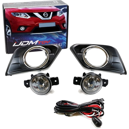 1Pair Fog Lights Halogen Lamp With Switch Set For 2017 2018 Nissan Rogue Sport E - Foto 10