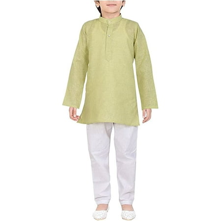 

Royal Kurta 100% Cotton Kurta Pyjama Set For Kids