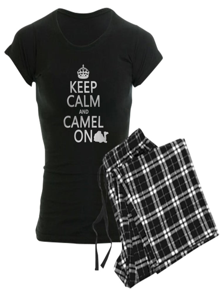 CafePress Keep Calm and Game On Mens Dark Pajamas Unisex Novelty Cotton Pajama Set Comfortable PJ Sleepwear