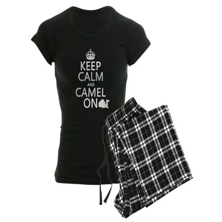 

CafePress - Keep Calm And Camel On Pajamas - Women s Dark Pajamas