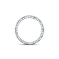 thumbnail image 4 of Diamond Princess 10kt White Gold Womens Round Emerald Diamond Eternity Stackable Band Ring 1/4 Cttw, 4 of 4