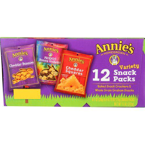 Annie's Variety Snack Pack, Cheddar Bunnies/Friends Bunny Grahams