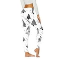 thumbnail image 3 of MKLEKYY Leggings push up para mujer, leggings estampados cómodos e informales para mujer, pantalones de yoga, pantalones largos, 3 of 4