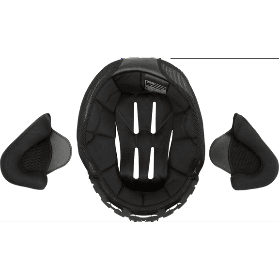 Scorpion EXO-C110 KwickWick Helmet Top Inner Liner Pad & Cheekpad Set Black XXL