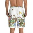 thumbnail image 3 of Daiia Herbs and Wildflowers Mens Woven Stretch Pajama Short,Short Pajama Pants-4X-Large, 3 of 9
