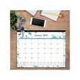 2025 Monthly Desk Pad Calendar, 22x17, Blue Sky, Lindley