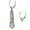 Silver, variant on Reversible Sequins Tie with Zippered Sparkly Necktie for Festival Party Dance