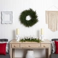 thumbnail image 3 of Nearly Natural 24In. Cedar Wreath - Lush, Lifelike Greenery, Durable And Long-Lasting, Perfect For Entryways, Year-Round Use, 3 of 4