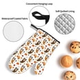thumbnail image 3 of Cauagu Halloween Gnomes Print Oven Mitts and Pot Holders 4 pcs Set,Extra Thicken Long Kitchen Oven Glove Potholders BBQ Gloves-Oven Mitts and Pot Holders(11 Inch), 3 of 6