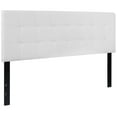 thumbnail image 1 of Bedford Tufted Upholstered Queen Size Headboard in White Fabric, 1 of 9