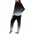thumbnail image 5 of NTACZA Pj Set for Women Comfy Fleece Shirt Jogger Loungwear Long Sleeve Ombre Sleep Womens Loungewear L, 5 of 7