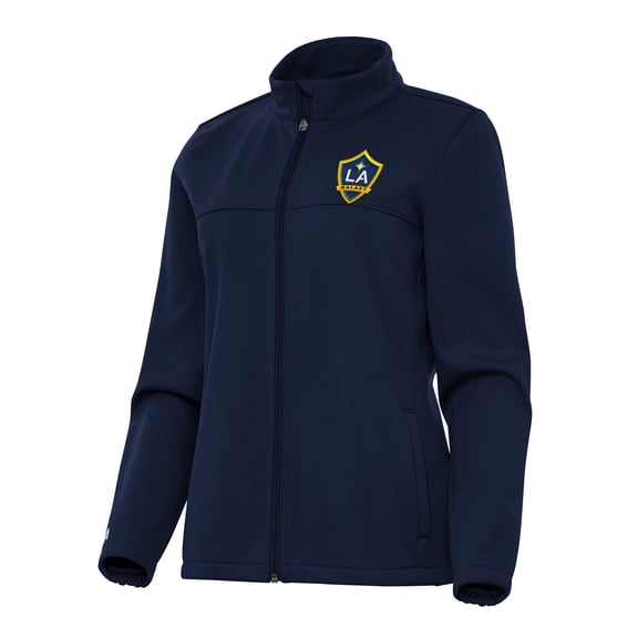 Women's Antigua Navy LA Galaxy Links 2 Full-Zip Golf Jacket