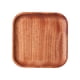 thumbnail image 2 of Bandeja de madera para servir Bandeja decorativa Bandeja de madera Bandeja cuadrada de madera para pan Postre 18cmx18cmx1.5cm, 2 of 6