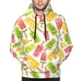 thumbnail image 4 of Hoodies for Men - Popsicle pattern Long Sleeve Comfrt Men'S Fashion Hoodies & Sweatshirts, Sweatshirts for Men Hoodies Pullover Clothing Clothes with Pouch, 4 of 7