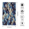 thumbnail image 4 of Kdxio Hand Towel Abstract Blue Squares for Bathroom Kitchen Fingertip Bath Towels 27.5 x 16 Inch Home Hotel Gym Laundry Room, 4 of 9