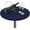 Navy, variant on Rectangle 4ft Fitted Waterproof Table Cover Elastic Tablecloth 4ft Stretch Spandex Table Top Cover for Dining Indoor Outdoor Party Black 23X48 Inch