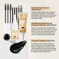 thumbnail image 4 of Tuscom Eyebrow and Eyelash Tinting Kit 2-in-1 - Long-Lasting Black Brow & Lash Dye with Gentle Nourishing Formula, Complete At-Home Tint Set with Brushes, Trays & Gloves, 4 of 7