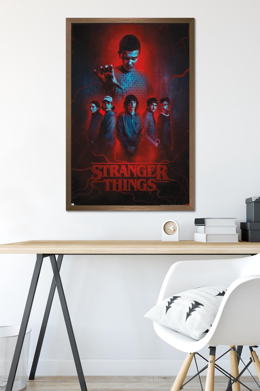 Netflix Stranger Things: Season 4 - Group Wall Poster, 22.375" x 34" Framed