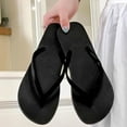 thumbnail image 5 of ibiyuan White Flip Flops Women Thong Sandals for Women Wide Non- Tpr Sole Indoor Slippers Casual Orthofeet Shoes for Women, 5 of 7