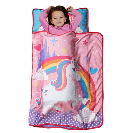 Baby Boom Pink Rainbow Unicorn Toddler Nap Mat