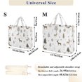 thumbnail image 2 of FORMRS Womens Corduroy Tote Bag Crossbody Shoulder Handbag with Pocket, Christmas Forest, 2 of 7