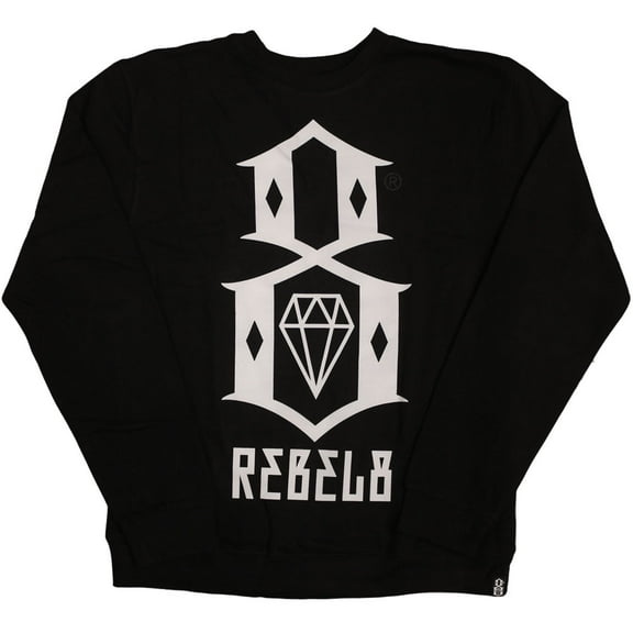 Rebel8 Logo Sweatshirt Black