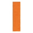 thumbnail image 3 of Unique Loom Solid Shag Collection Area Rug (2' 7" x 10' Runner Tiger Orange), 3 of 7
